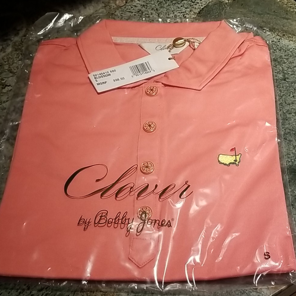 Classic Clover By Bobby Jones Golf Polo Shirt - Picture 2 of 6
